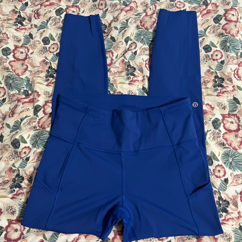 lululemon athletica Blue Leggings
